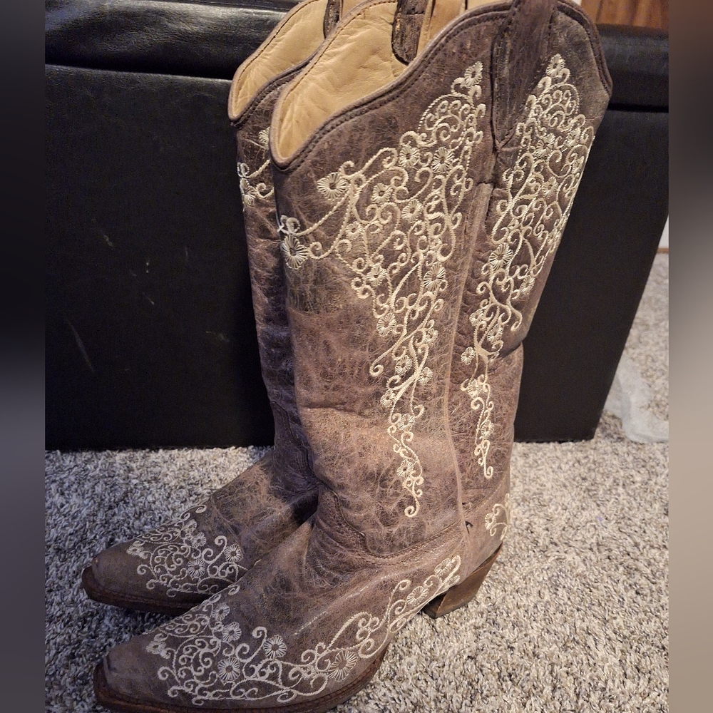Women's Leather Cowgirl boots